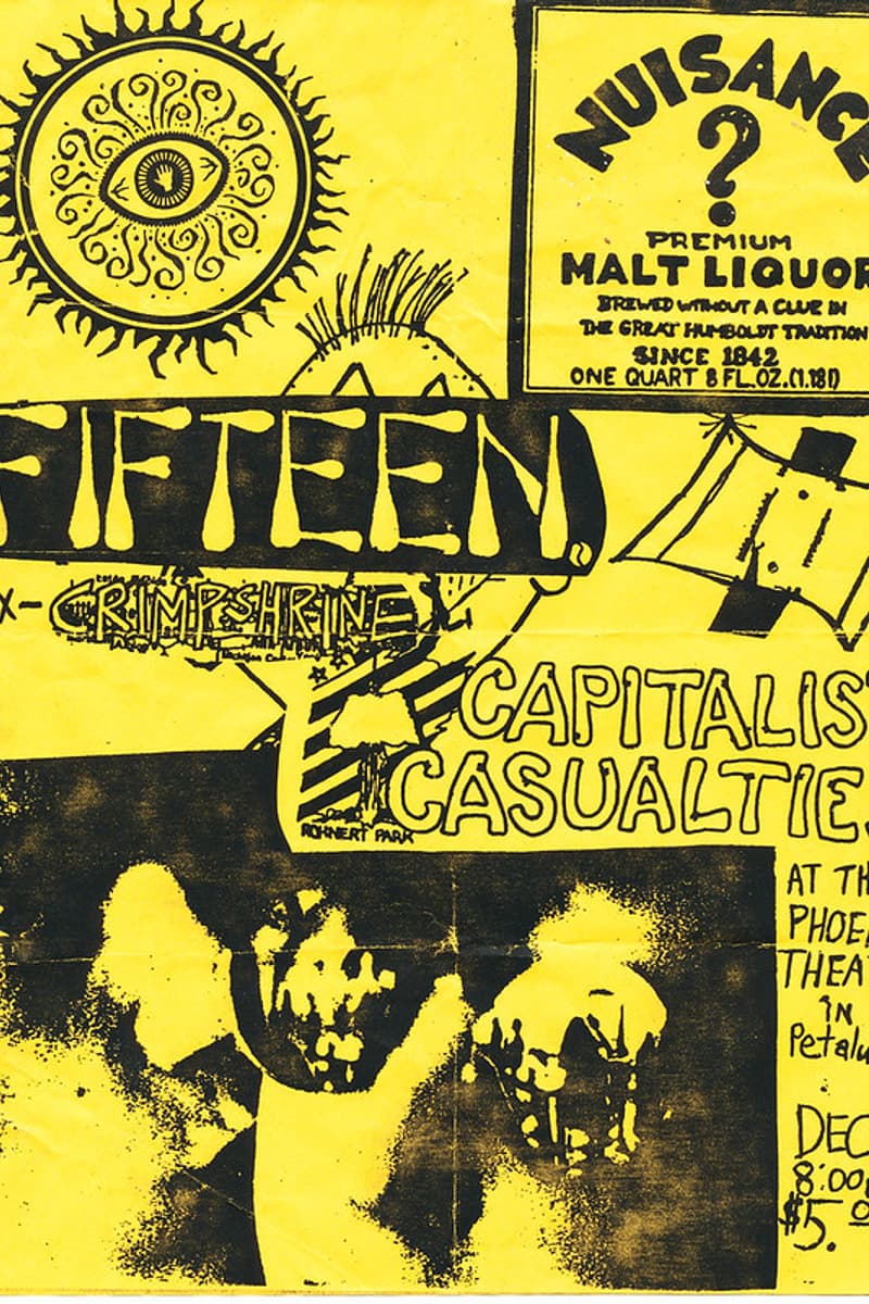 Capitalist Casualties, Fifteen, Crimpshrine - at The Phoenix Theatre - Petaluma, CA