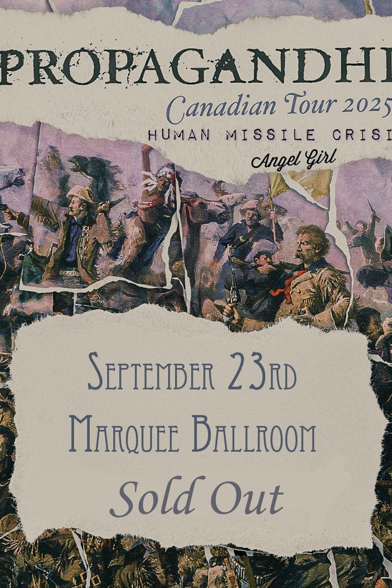 Human Missile Crisis, Angel Girl, Propagandhi - at Marquee Ballroom - Sep 23, 2025