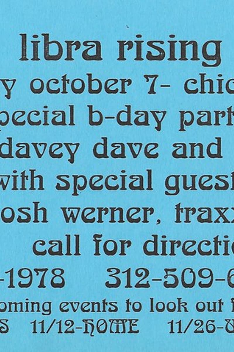 Davey Dave, TRAXX, Miles Maeda, Josh Werner, Scot Song - Chicago, IL - Oct 7, 1994