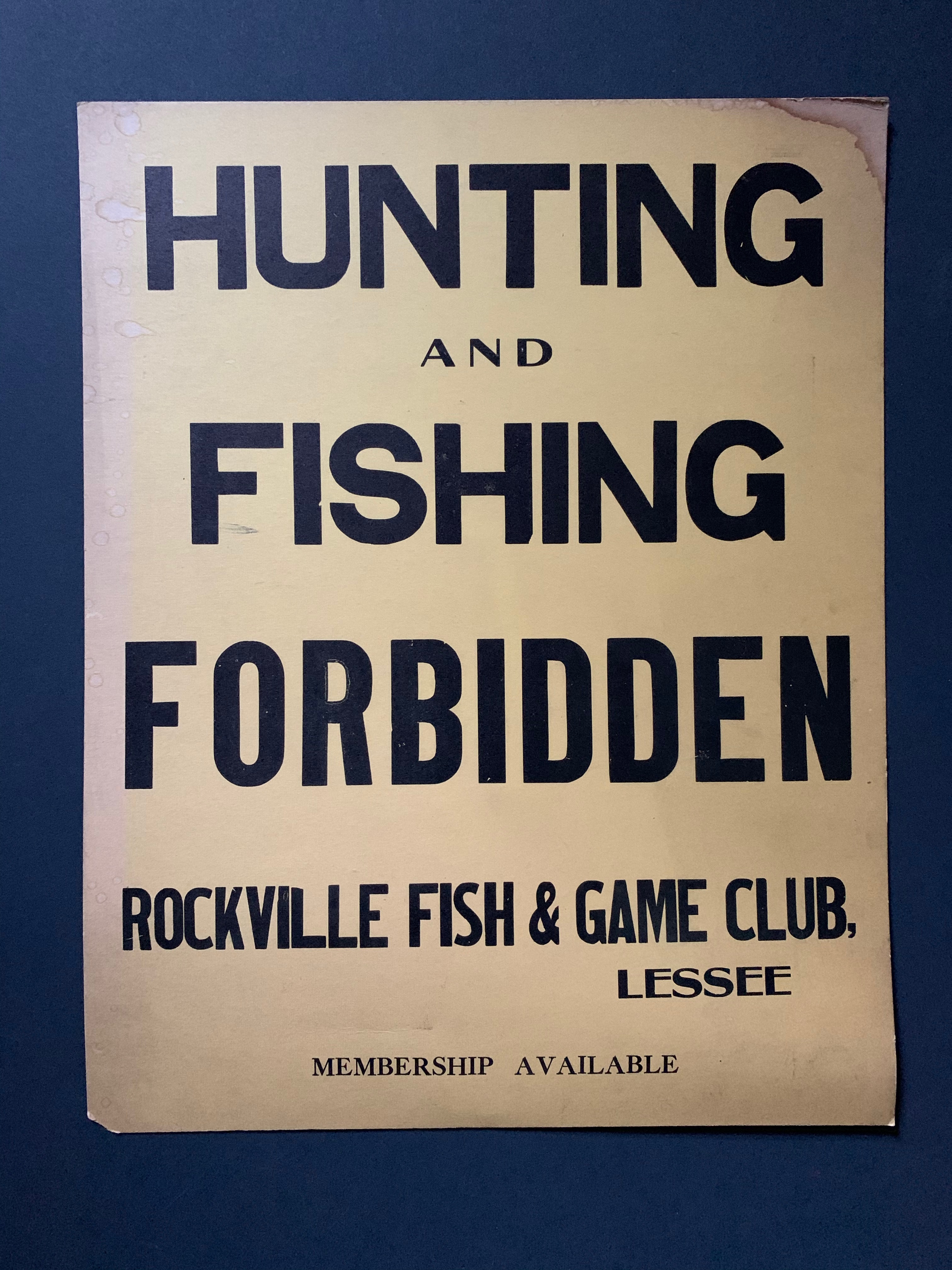 at Rockville Fish & Game Club - Rockville