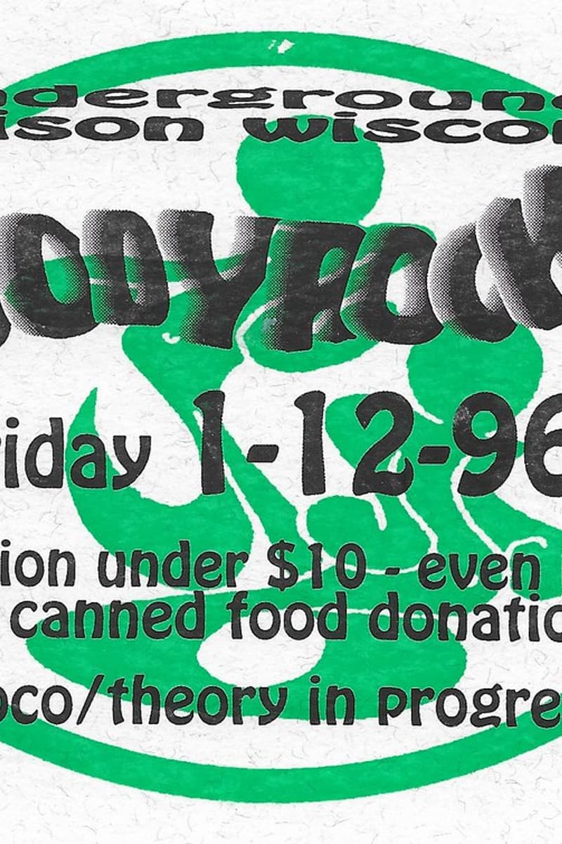 Mofoco, Bodyrock, Theory in Progress - at Underground - Madison, WI - Jan 12, 1996