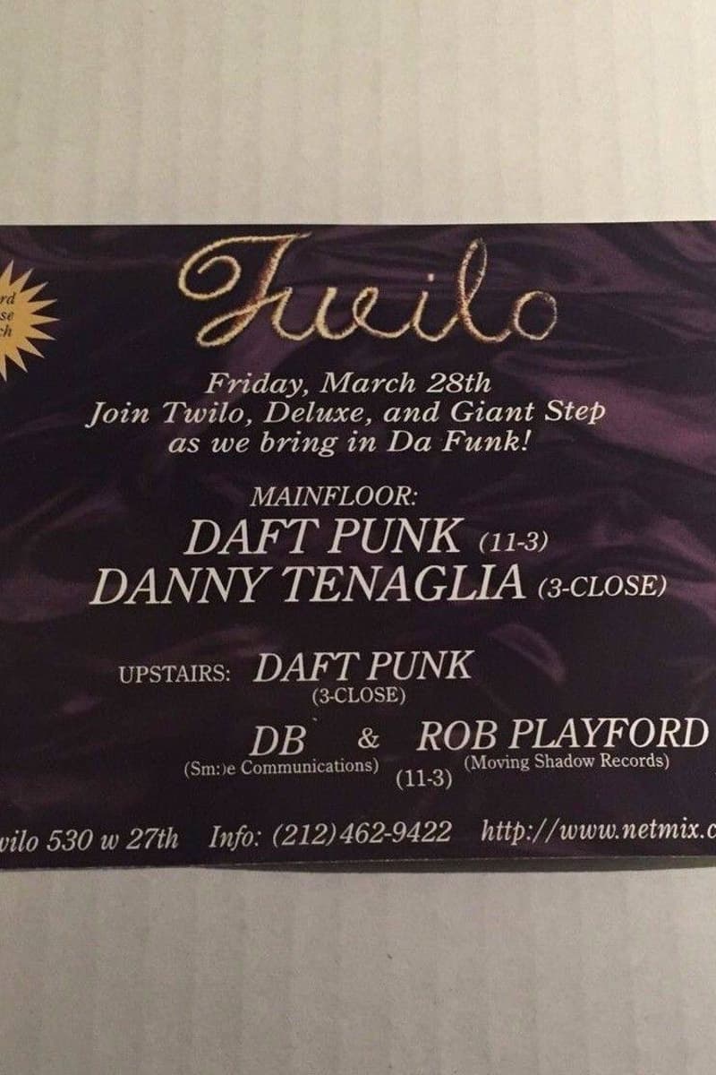 DB, Danny Tenaglia, Daft Punk, Rob Playford - at Twilo - New York, NY - Mar 28, 1997