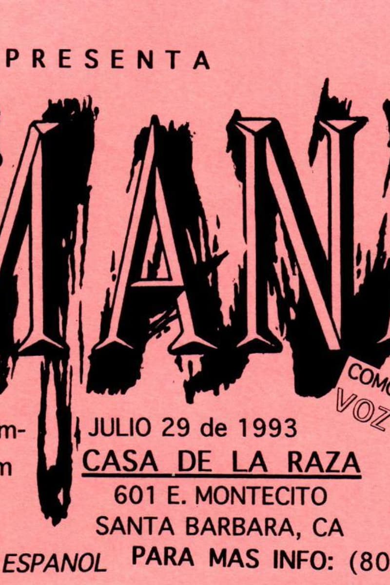 Voz D Mano, Maná - at Casa de la Raza - Santa Barbara, CA - Jul 29, 1993
