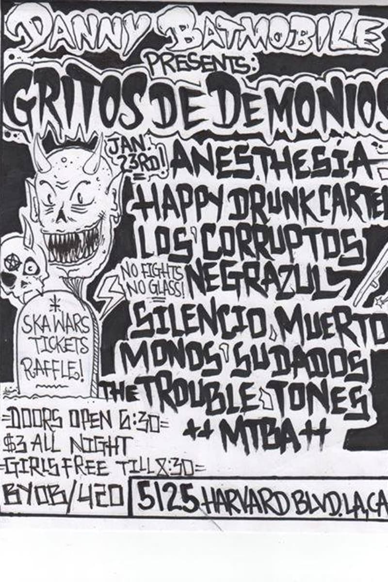 Silencio Muerto, Los Corruptos, The Trouble Tones, MTBA, Gritos De Demonios - Los Angeles, CA