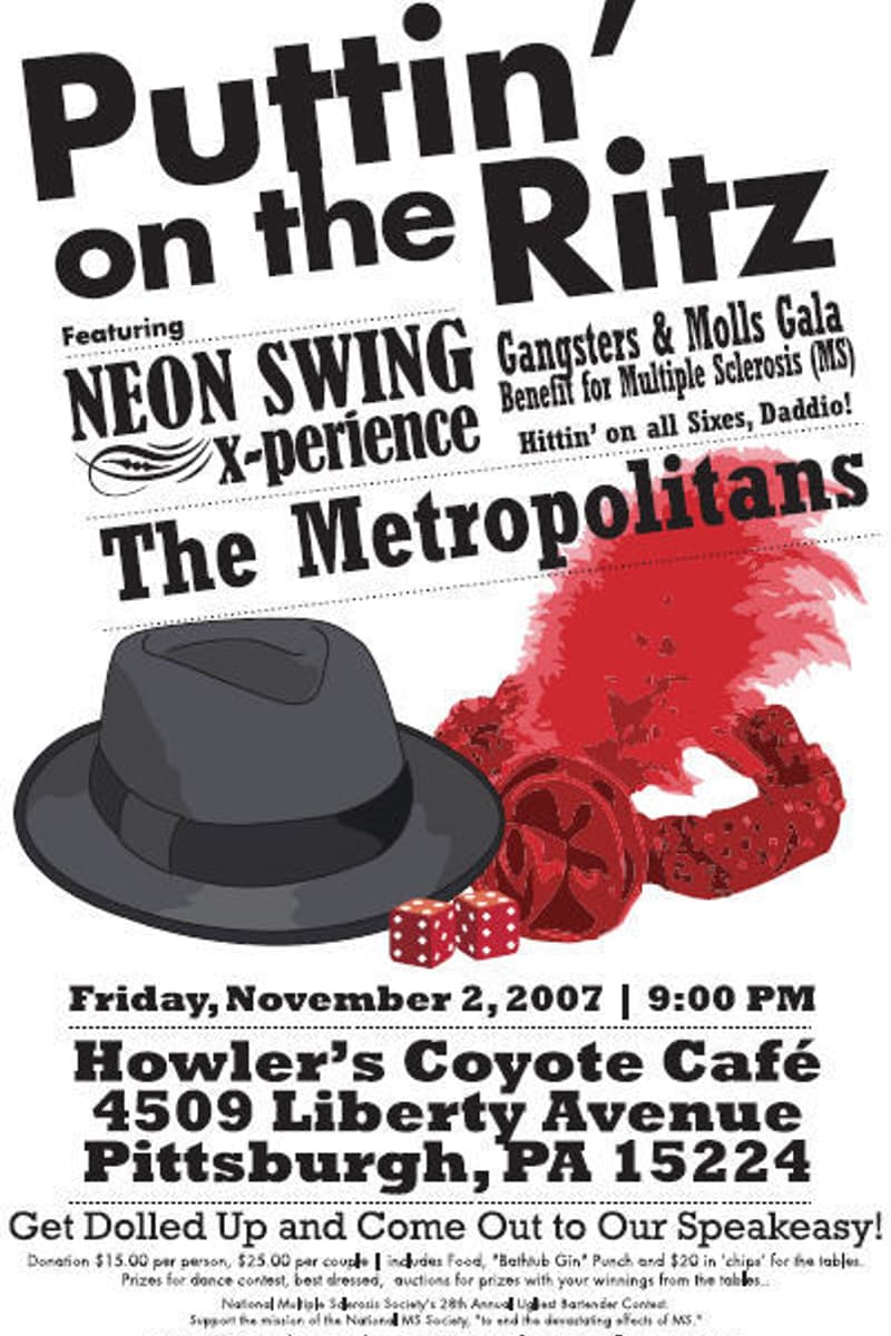The Metropolitans, Neon Swing X-perience - at Howler's Coyote Café - Pittsburgh, PA - Nov 2, 2007