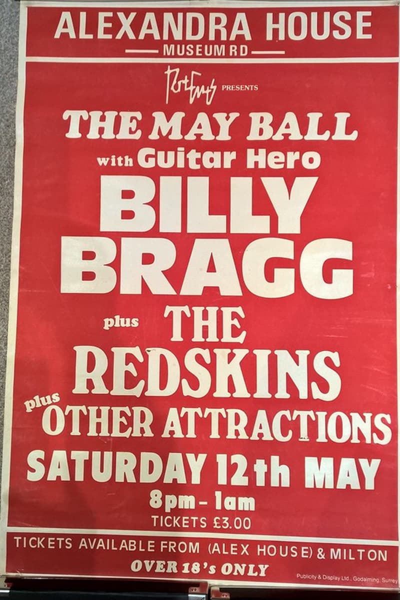 The Redskins, Billy Bragg - at Alexandra House - Portsmouth - May 12, 1984