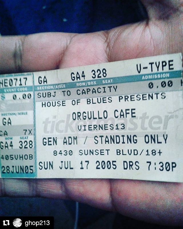 Orgullo Cafe, Viernes13 - at House of Blues - West Hollywood, CA - Jul 17, 2005