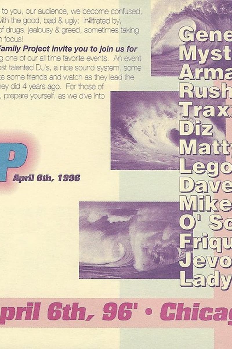 Gene Farris, Lego, Matty, Mike Pierce, TRAXX - at Nadisco - Chicago, IL - Apr 6, 1996