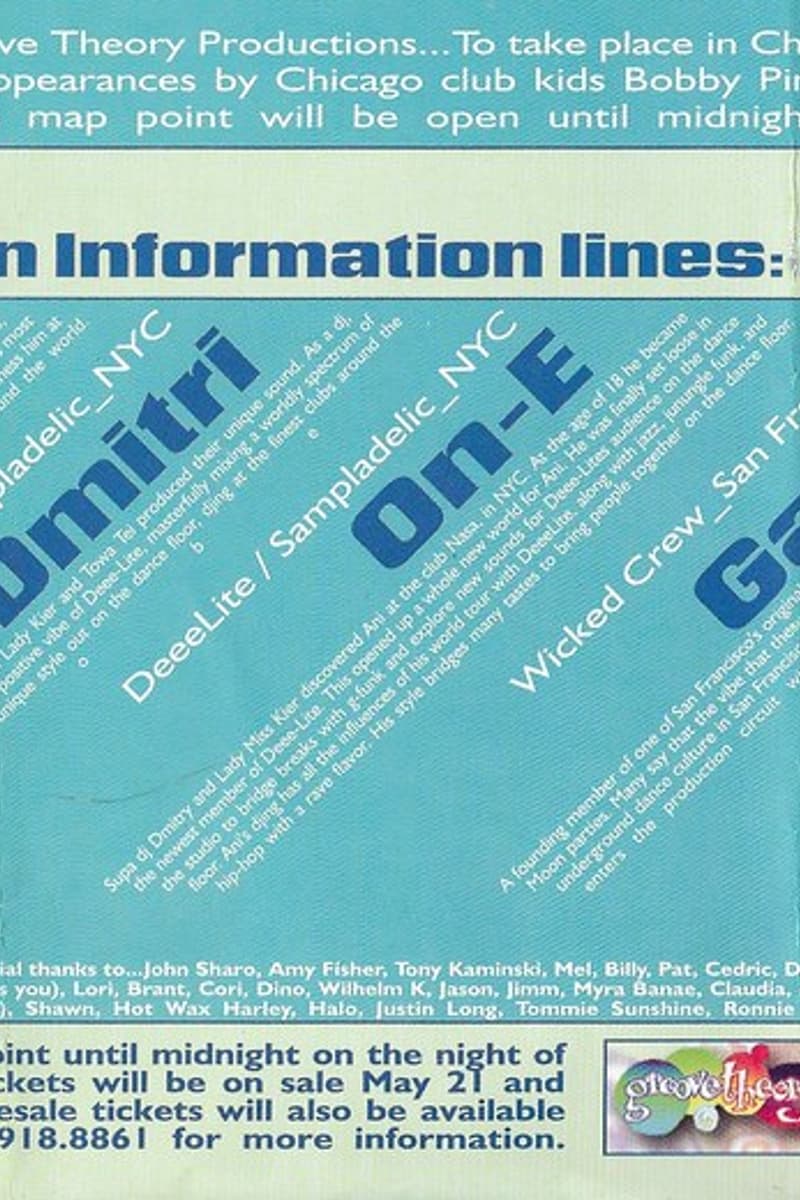 Paul Johnson, ON-E, Garth, Green Velvet, Supa Dj Dmitri - Chicago, IL - Jun 21, 1997