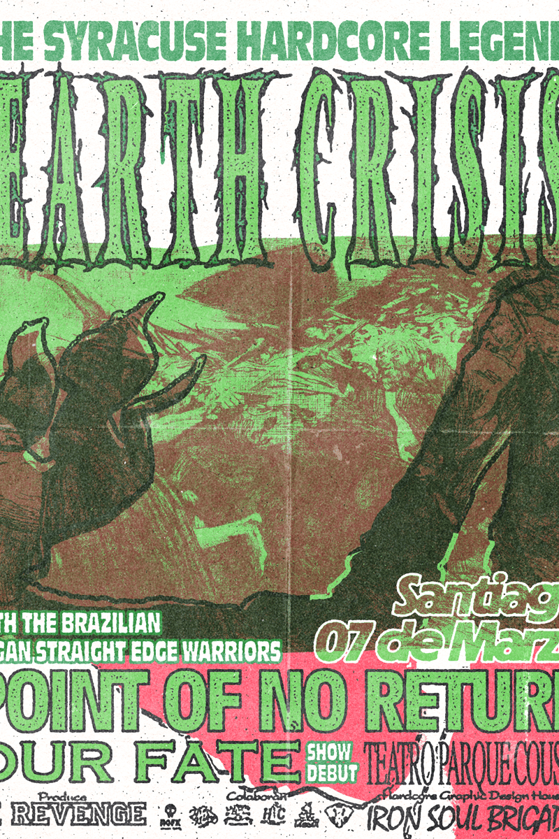 Our Fate, Point of No Return, Earth Crisis - at Teatro Parque Cousiño - Santiago - Mar 7, 2024