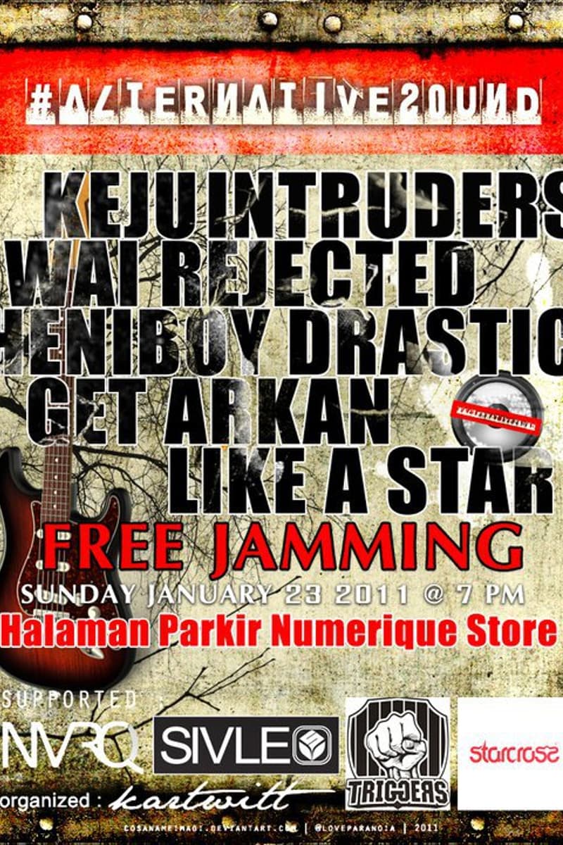 Heniboy Drastic, Keju Intruders, Wai Rejected, Get Ar Kan, Like A Star - at Halaman Parkir Numerique Store - Jan 23, 2011