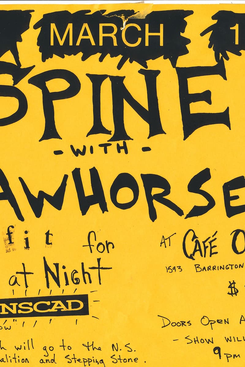 Spine, Sawhorse - at Café Olé - Halifax, NS - Mar 12, 1994