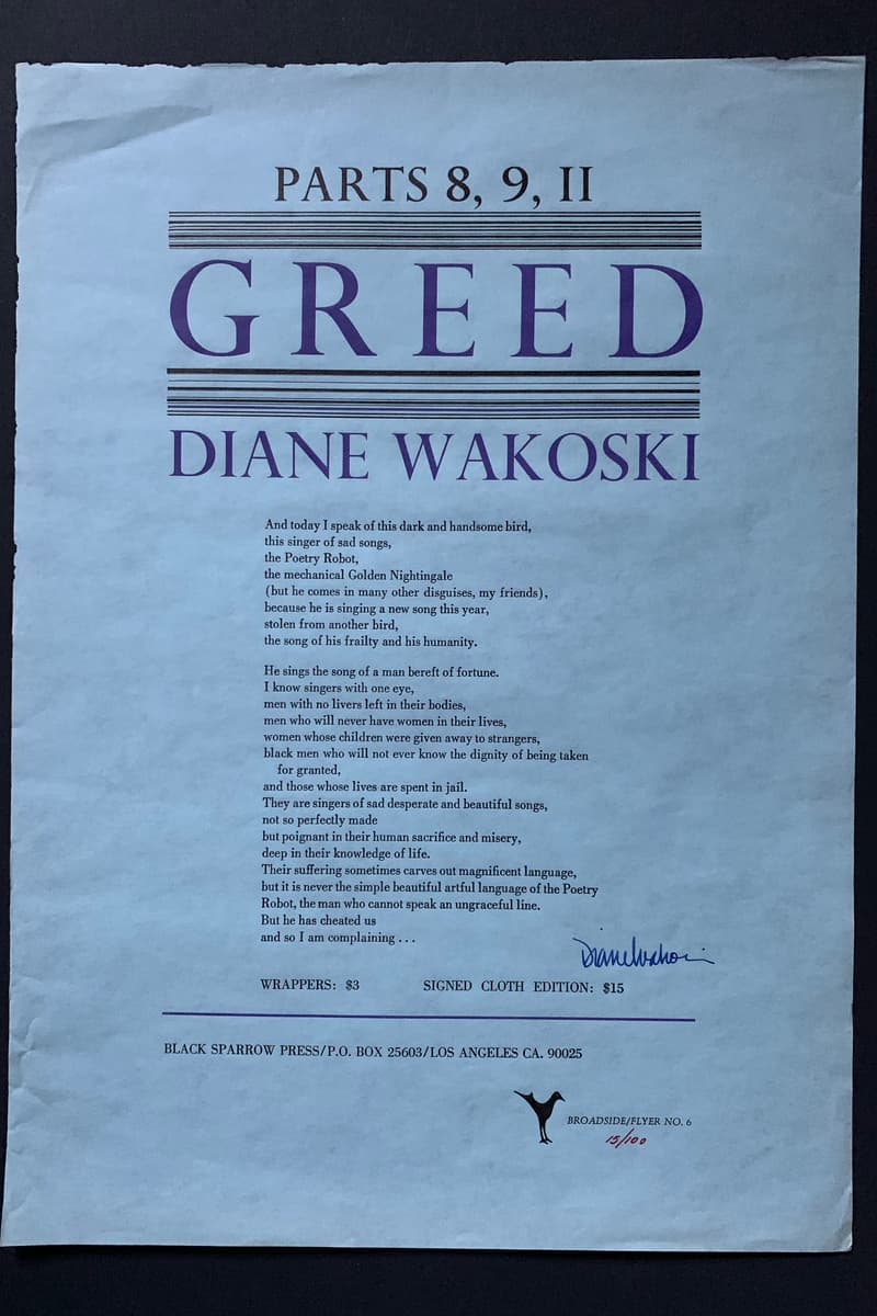 Diane Wakoski - Los Angeles, CA