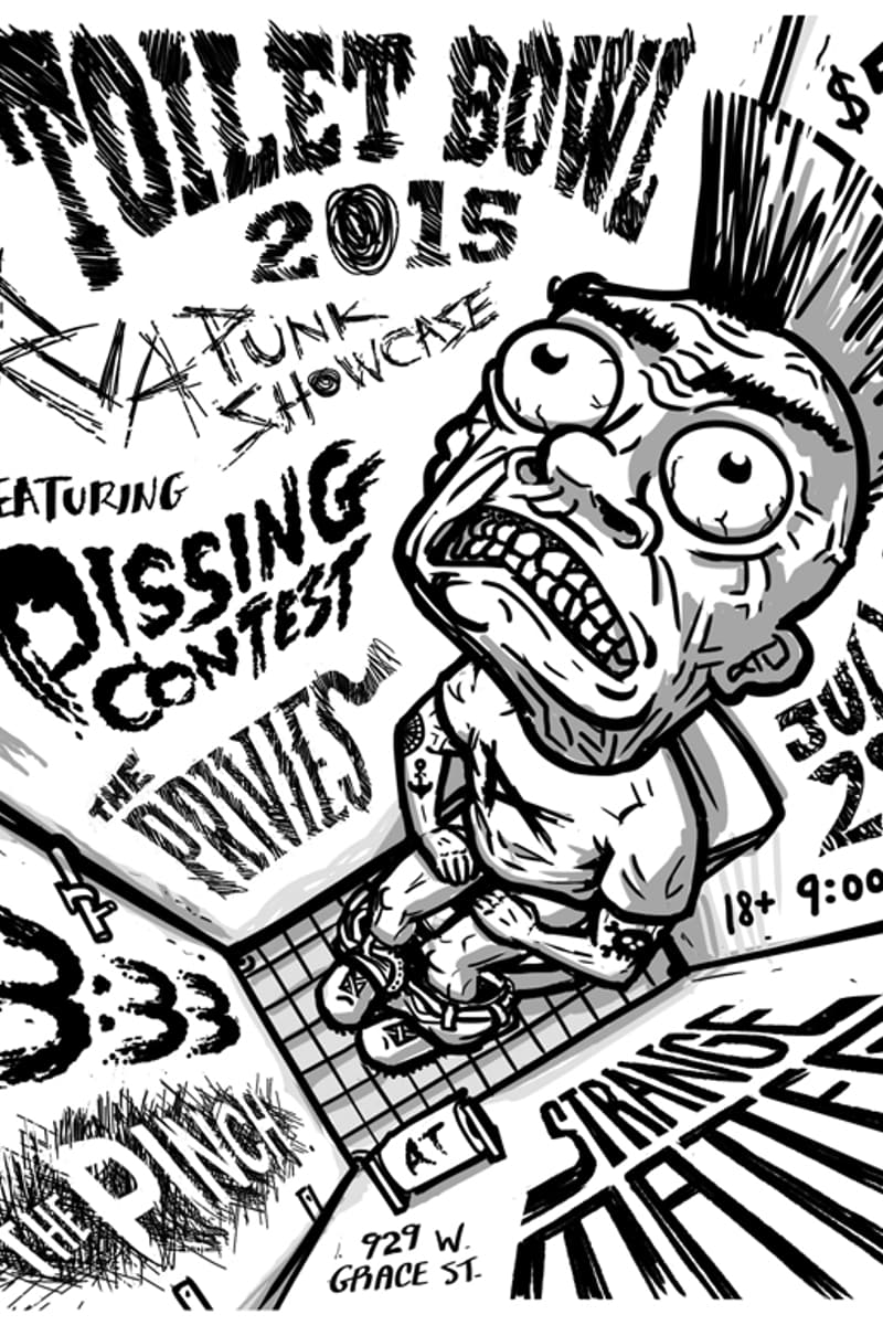 Pissing Contest, Pinch, The Privies, 3:33 - at Strange Matter - Richmond, VA - Jul 29, 2015