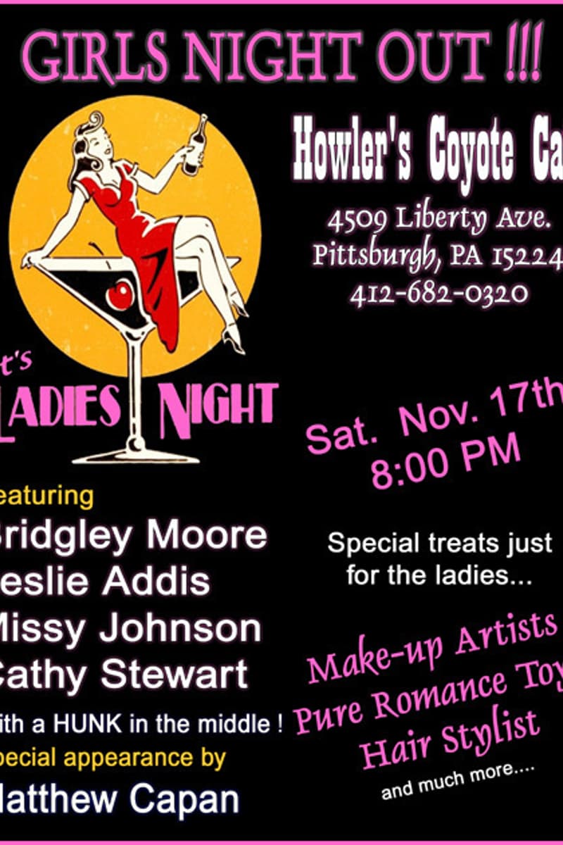 Leslie Addis, Cathy Stewart, Bridgley Moore, Matthew Capan, Missy Johnson - at Howler's Coyote Cafe - Pittsburgh, PA - Nov 17, 2007