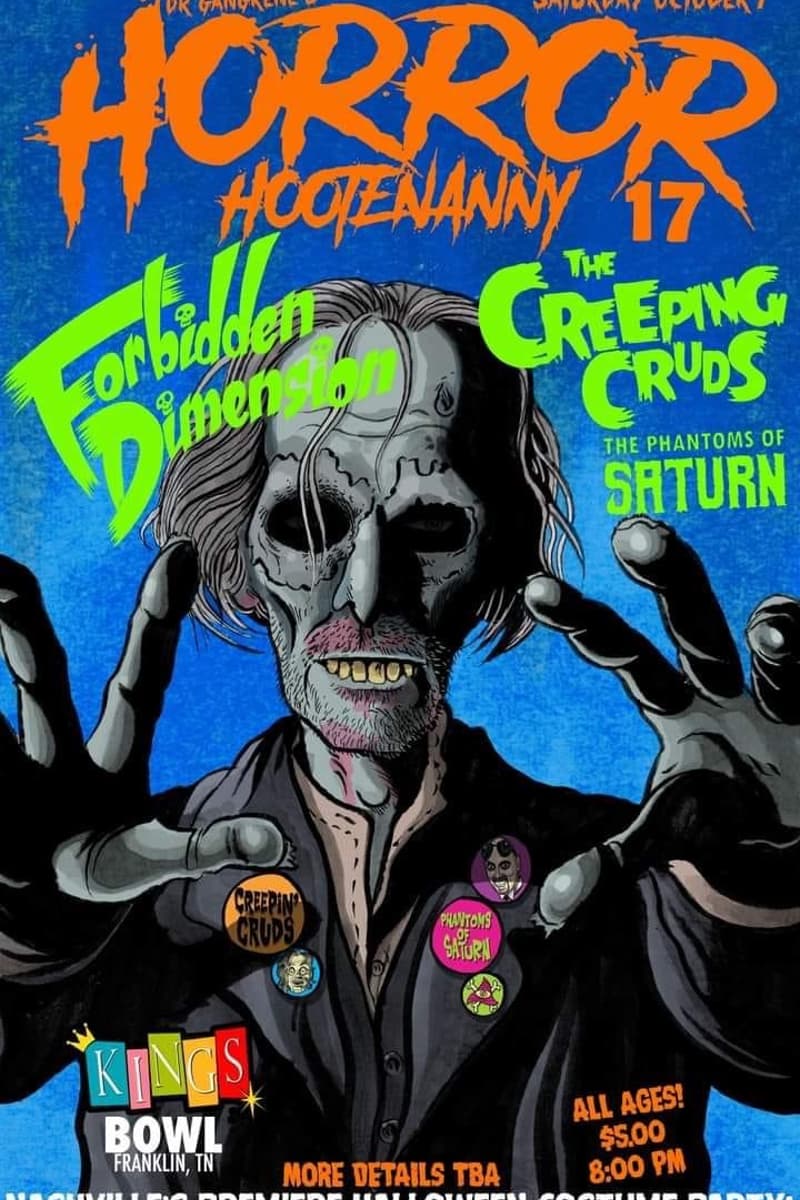 The Phantoms of Saturn, The Creeping Cruds, Forbidden Dimension - at Kings Bowl - Franklin, TN - Oct 7, 2017