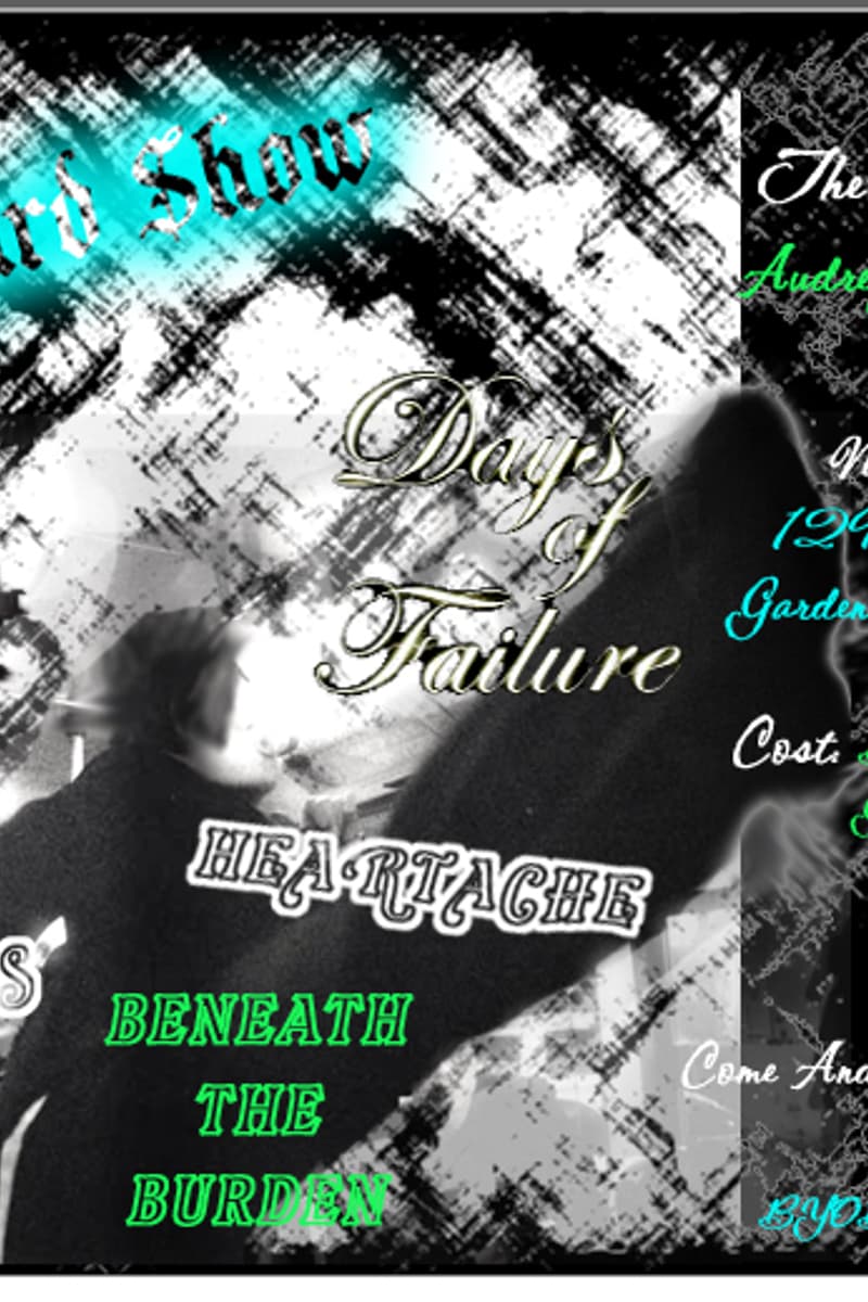Days of Failure, Bloodloss, Lust, Heartache, Beneath the Burden - at Backyard Show - Garden Grove, CA - Nov 5, 2005