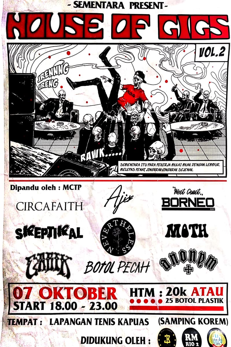 Circafaith, Canik, Anonim, Moth, Ajis - at Lapangan Tenis Kapuas - Kapuas - Oct 7, 2023