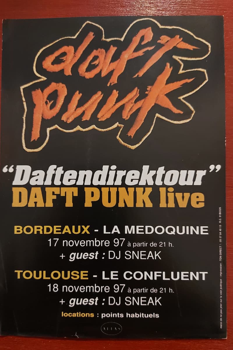Daft Punk, DJ Sneak - at La Medoquine / Le Confluent - Bordeaux / Toulouse - Nov 17, 1997