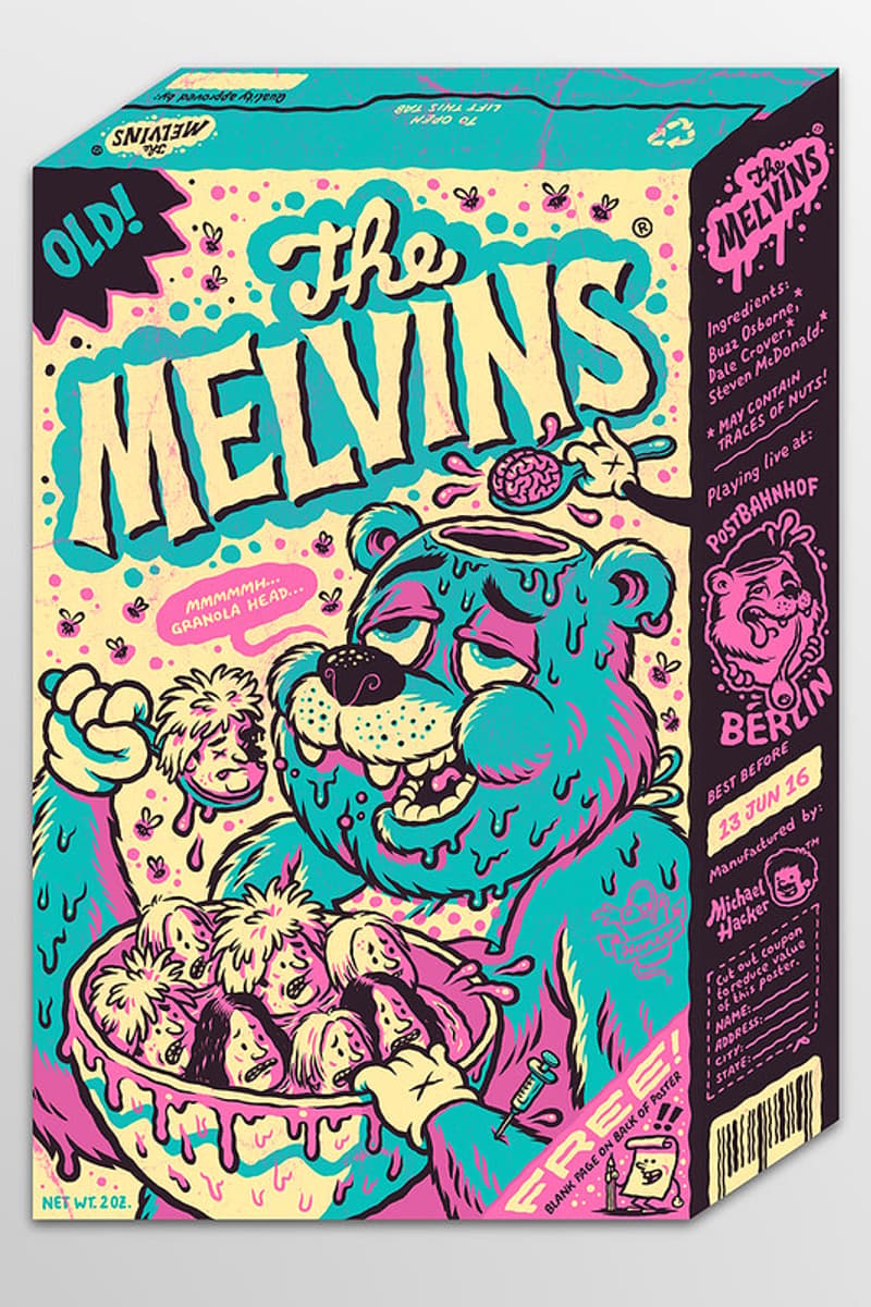 The Melvins, Dale Crover, Steven McDonald, Buzz Osborne - at Postbahnhof - Berlin - Jun 13, 2016