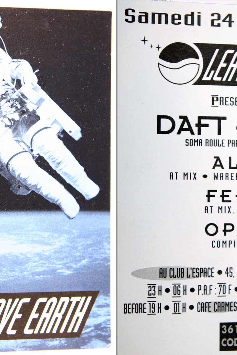Daft Punk, Alu, Opal, Feel - at Club L'Espace - Rennes - Feb 24, 1996