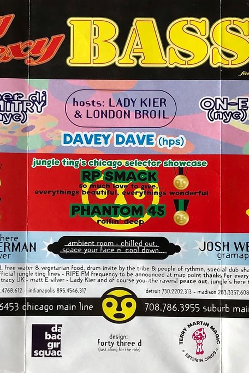Phantom 45, Davey Dave, Mike Pierce, Miles Maeda, Snuggles - Chicago, IL - Oct 14, 1994