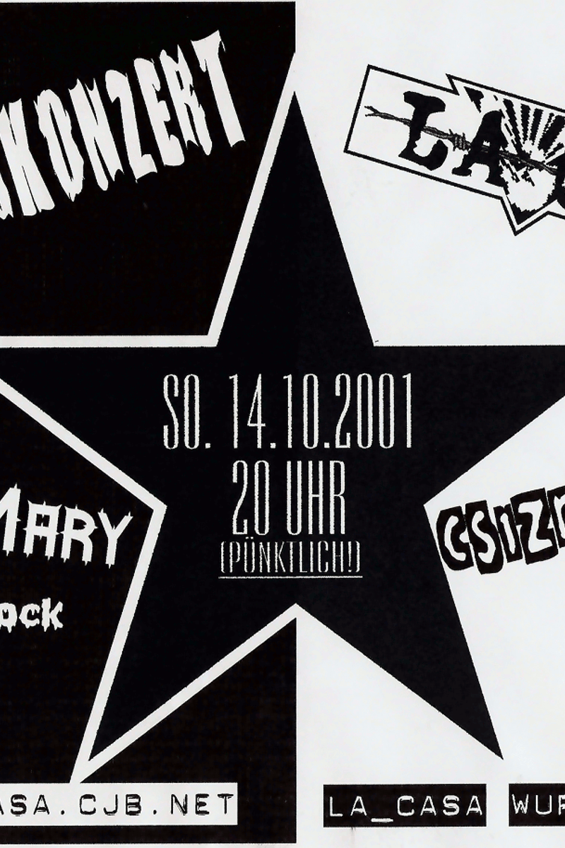 Bloody Mary, Csizmáskandúr - at La Casa - Berlin - Oct 14, 2001