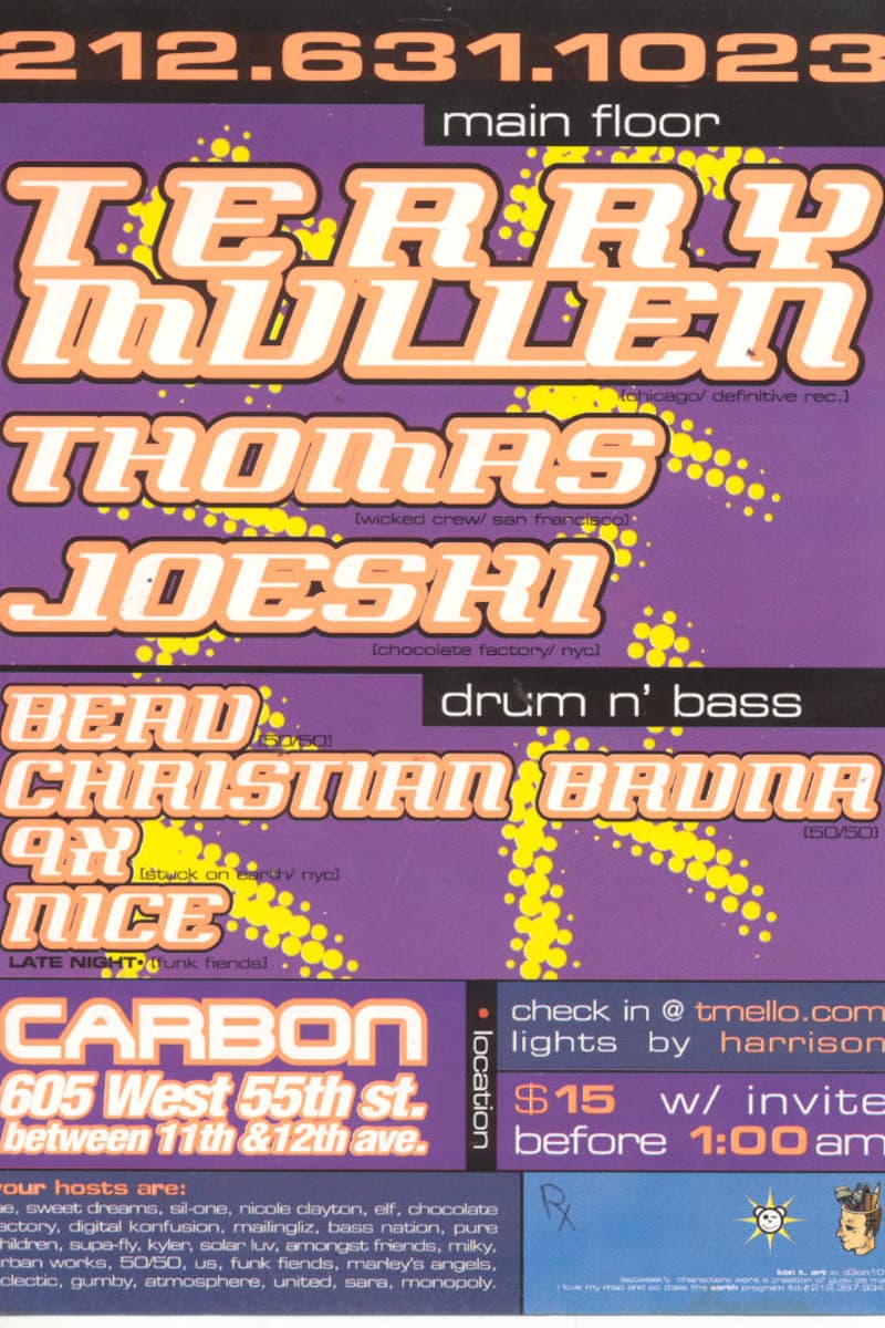 9x, Terry Mullen, Christian Badna, Bead, Thomas - at Carbon - New York City, NY