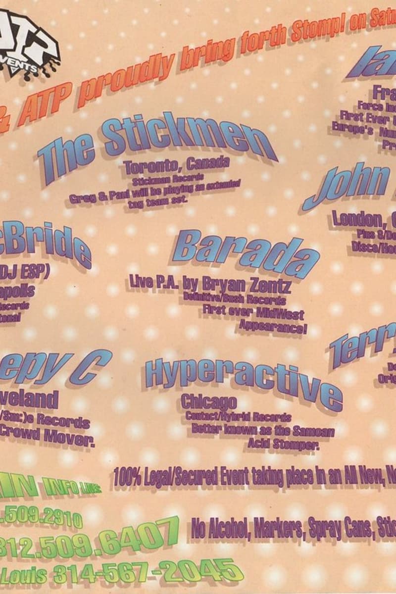 Terry Mullan, John Acquaviva, The Stickmen, Sleepy C, Woody McBride (DJ ESP) - Chicago, IL - Mar 9, 1996