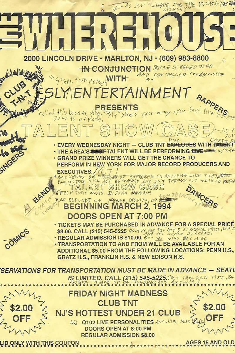 Club T-N-T, Sly Entertainment - at The Wherehouse / Club TNT - Marlton, NJ - Mar 2, 1994