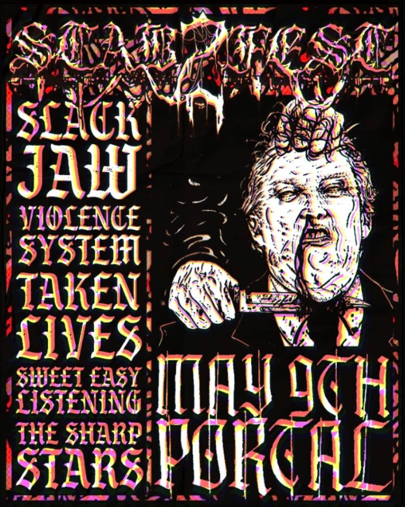 Taken Lives, Slack Jaw, Violence System, The Sharp Stars, Sweet Easy Listening - at Portal - Louisville, KY