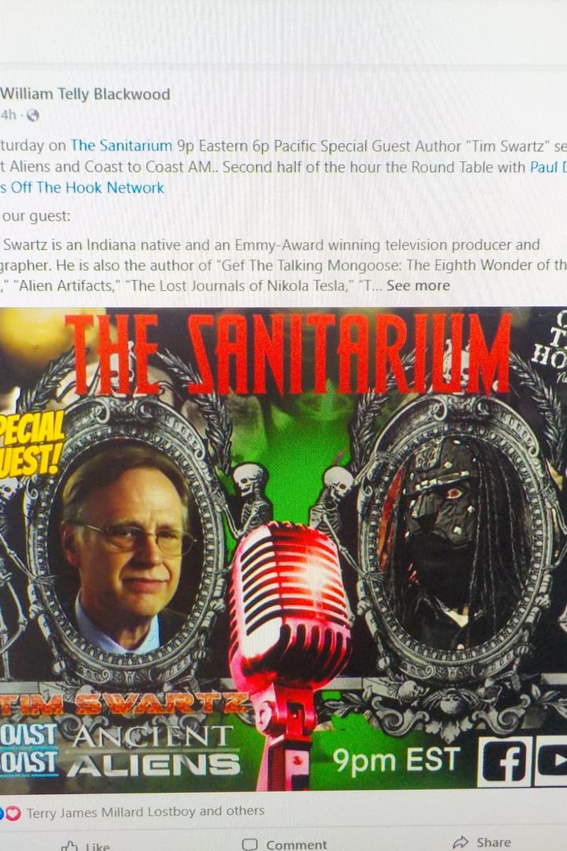 Tim Swartz - at The Sanitarium