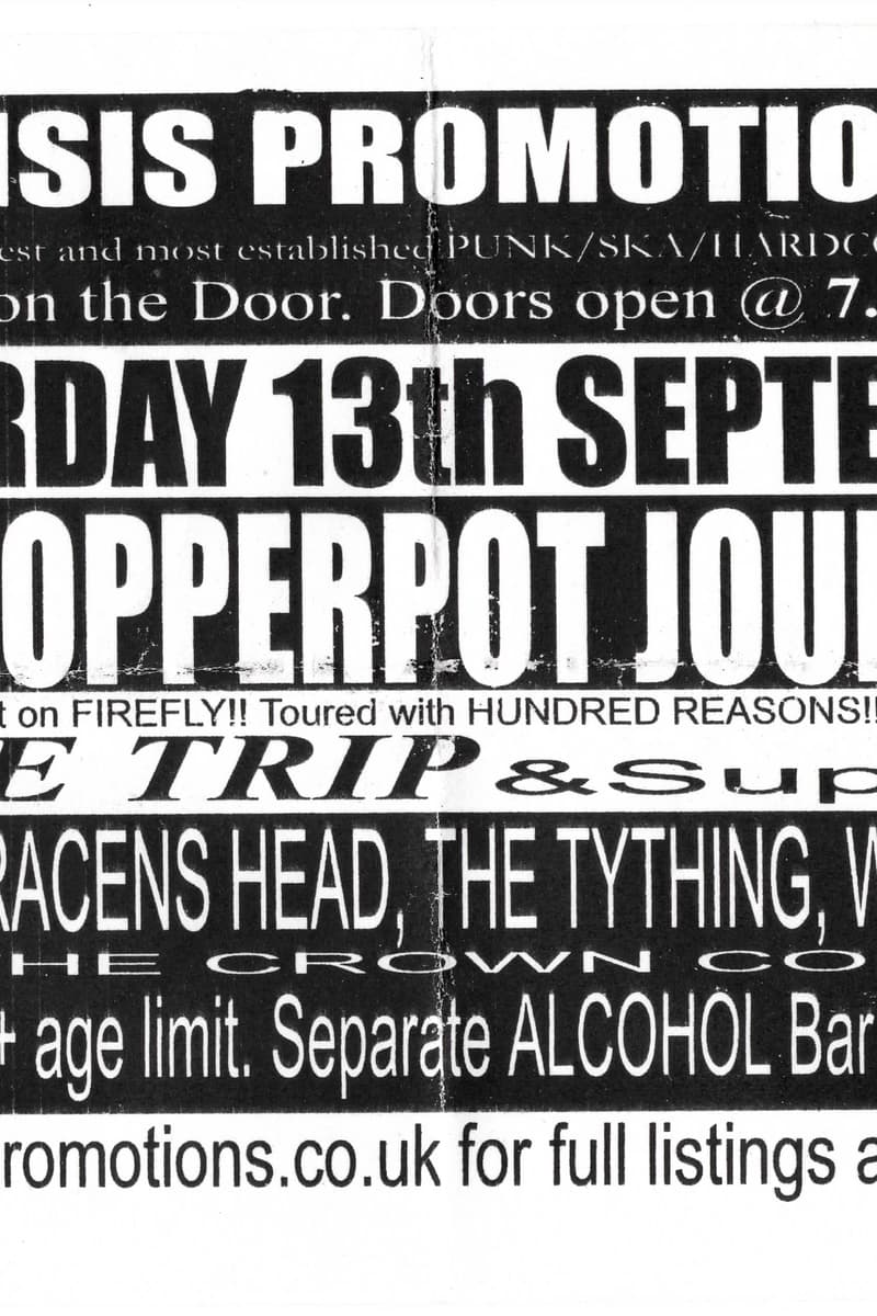 The Copperpot Journels, Hate Trip - at The Saracens Head - Worcester