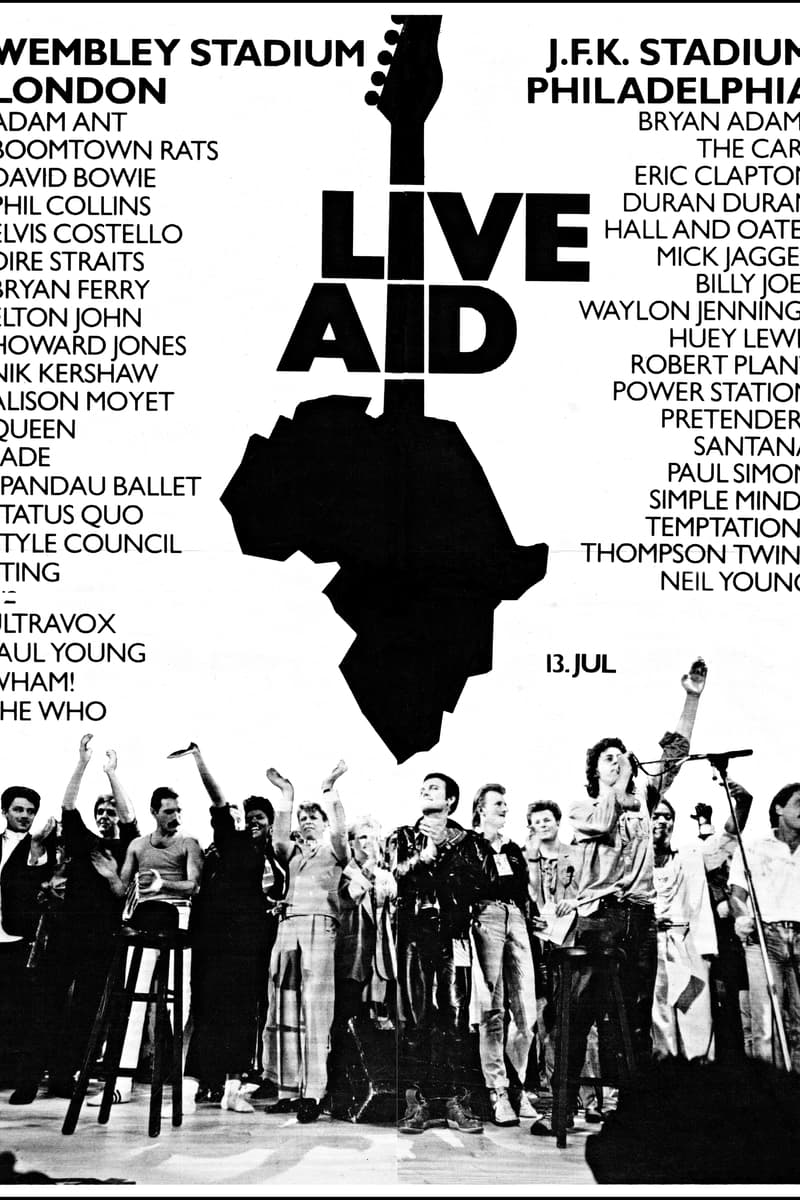 Boomtown Rats, sting, Duran Duran, Simple Minds, Bryan Ferry - London / Philadelphia - Jul 13, 1985