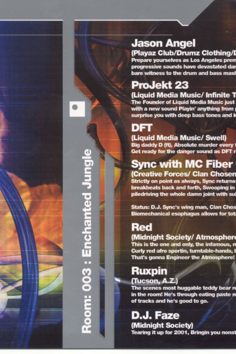 DFT, ProJekt 23, Jason Angel, Ruxpin, Red - Los Angeles, CA