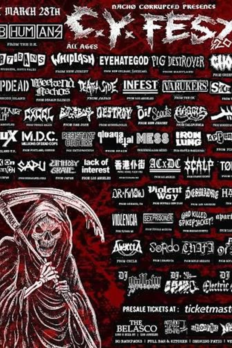Pig Destroyer, Sordo, Go-Fast, SAPU, Sex Prisoner - Los Angeles, CA - Mar 28, 2026