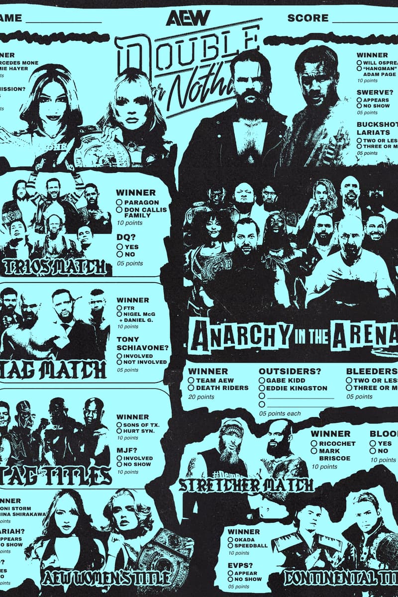 MJF, Hurt Syn, Okada, Jamie Hayer, Mark Briscoe