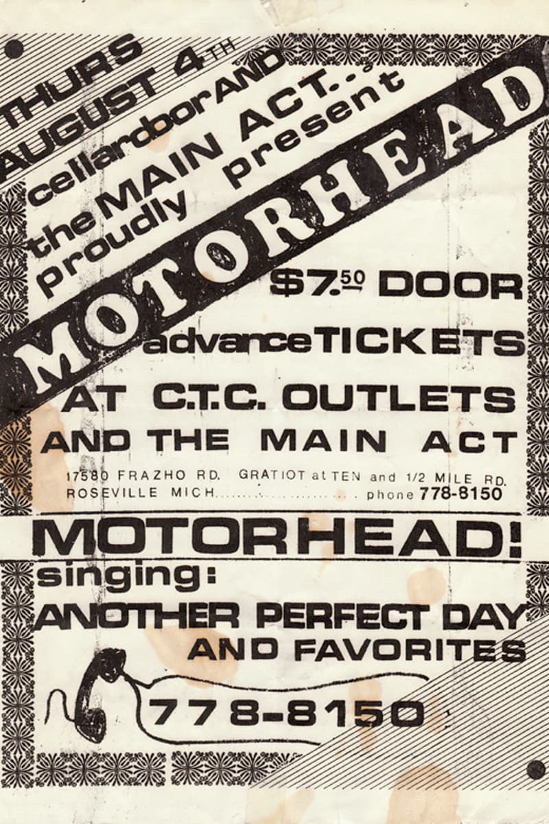 Motorhead - at The Main Act - Roseville, MI