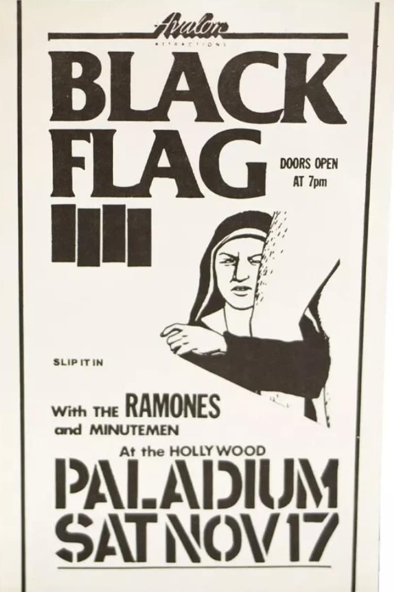 The Ramones, Minutemen, Black Flag - at Hollywood Paladium - Hollywood, CA