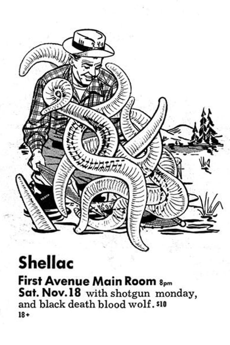 Shellac, Shotgun Monday, Black Death Blood Wolf - at First Avenue Main Room - Minneapolis, MN