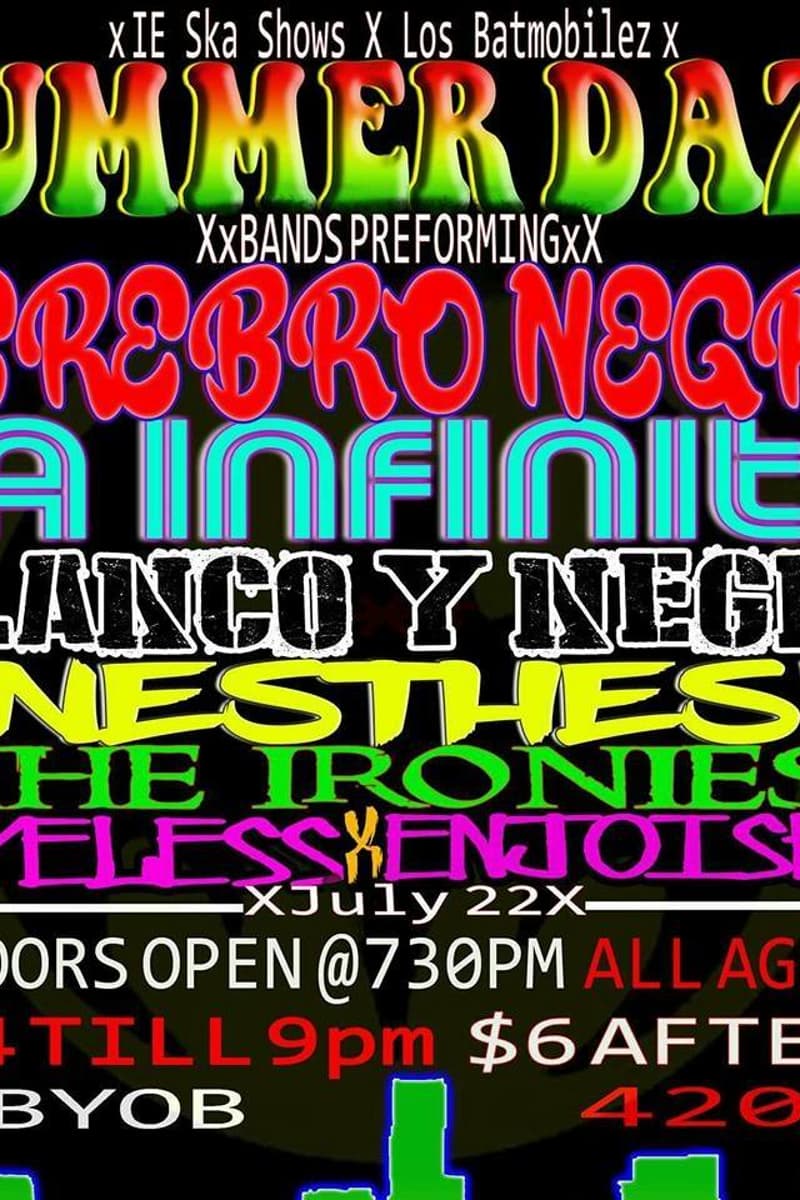 La Infinita, The Ironies, Cerebro Negro, Blanco Y Negro, Eyeless