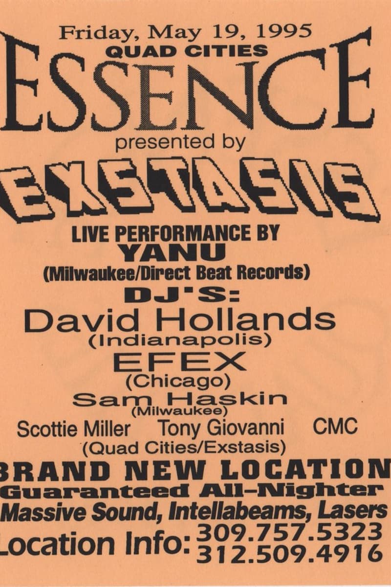 YANU, Scottie Miller, CMC, David Hollands, Efex - at Brand New Location (unspecified) - Quad Cities, IL - May 19, 1995
