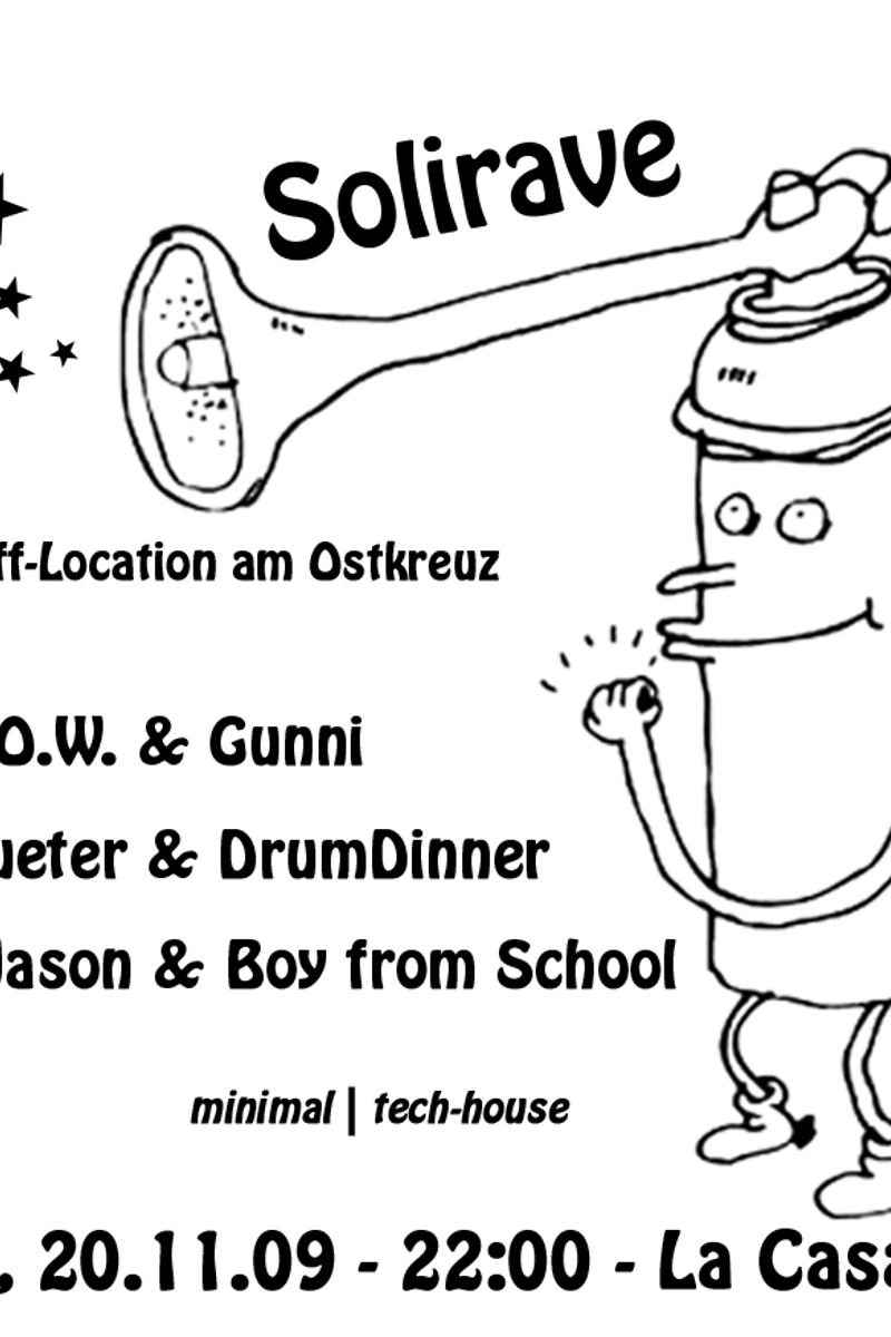 Jason & Boy from School, Das O.W. & Gunni, Rueter & DrumDinner - at La Casa - Berlin - Nov 20, 2009