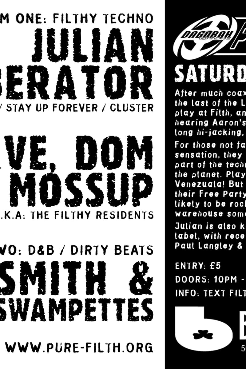 D.J. Smith, Julian Liberator, DAVE, The Swampettes, Mossup - at Blueprint - Nottingham - Aug 2, 2003