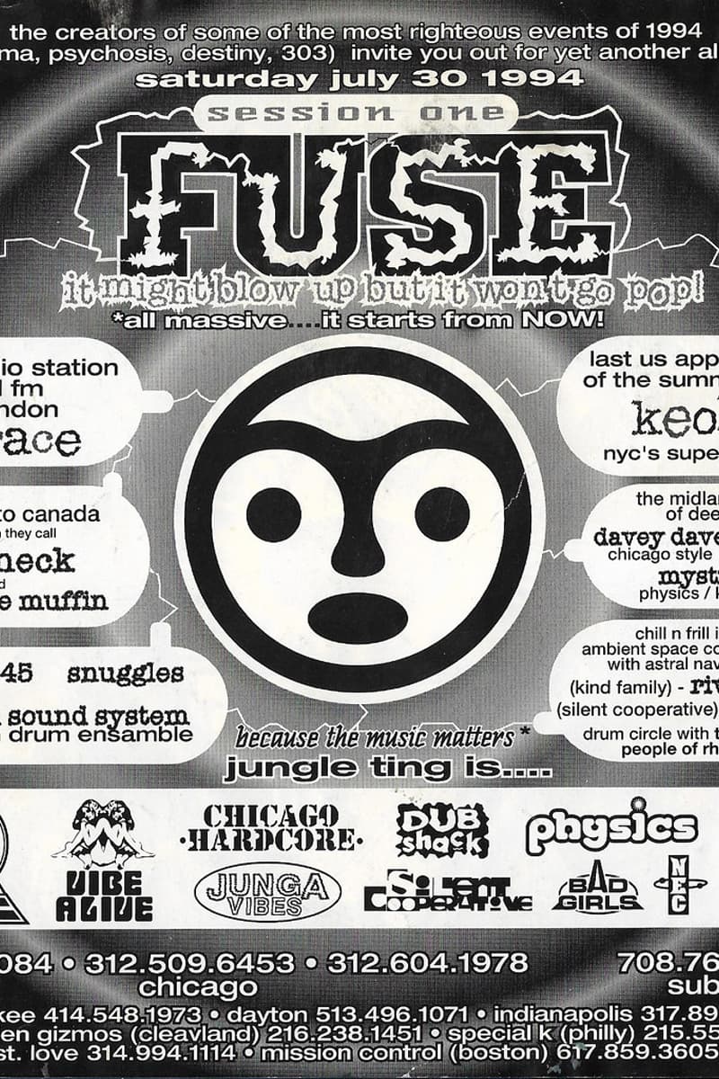 DJ Trace, Phantom 45, Davey Dave, Snuggles, Keoki - at Fuse - Session One - Chicago, IL - Jul 30, 1994