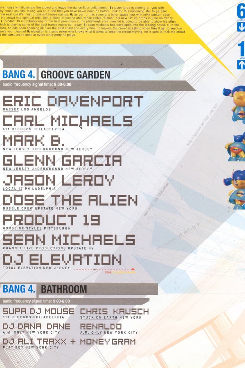 DJ Dana Dane, Dose The Alien, Glenn Garcia, DJ Elevation, Renaldo - at Bang 4