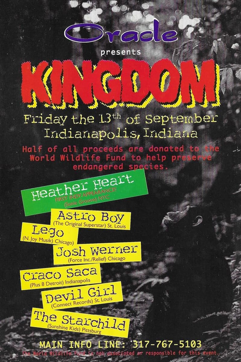 Craco Saca, Lego, Astro Boy, Josh Werner, The Starchild - Indianapolis, IN - Sep 13, 1996