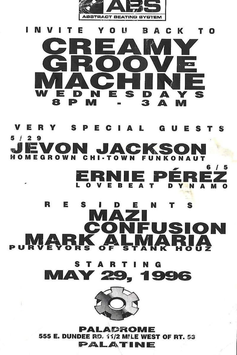 Mark Almaria, Confusion, Ernie Pérez, Mazi, Jevon Jackson - at Paladrome - Palatine, IL - May 29, 1996