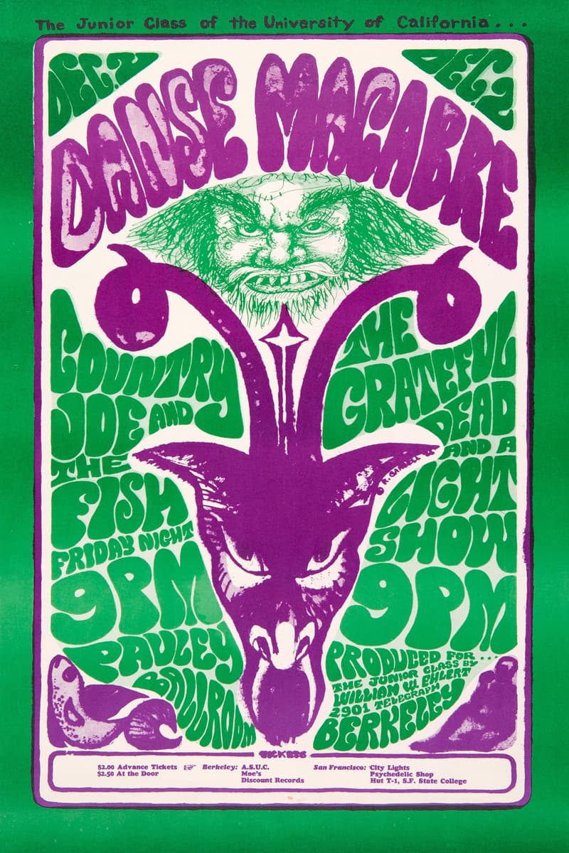 The Grateful Dead, Country Joe and the Fish - at Pauley Ballroom - Berkeley, CA