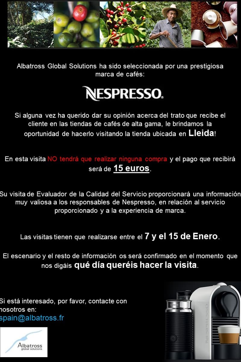at Nespresso store Lleida - Lleida